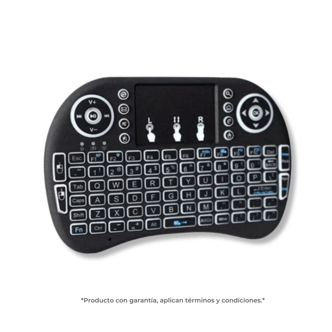 Mini Teclado Inalámbrico Airmouse Android Smart Tv Iuminado