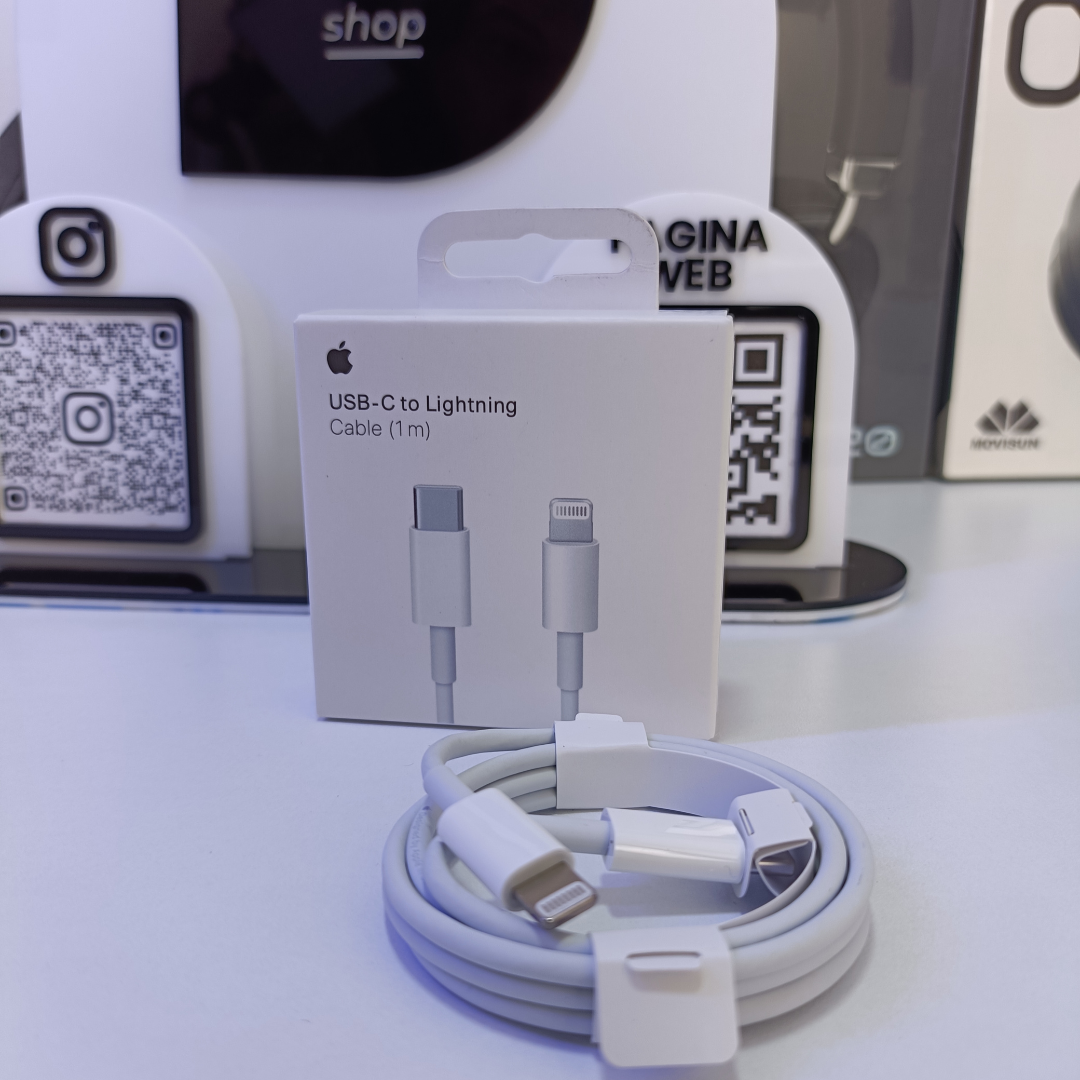 Cargador Para iPhone de 20W + Cable Tipo C a Lightning 100% Original