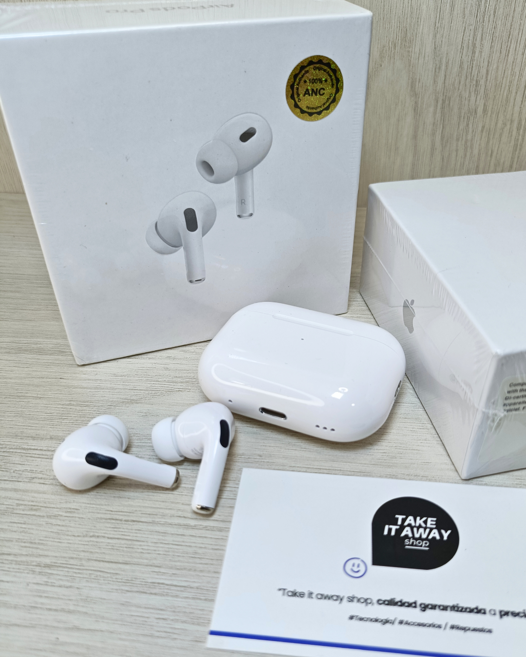 Audífonos Pro Segunda Generación - Calidad 1,1 + Estuche + Cargador magnetico magsafe
