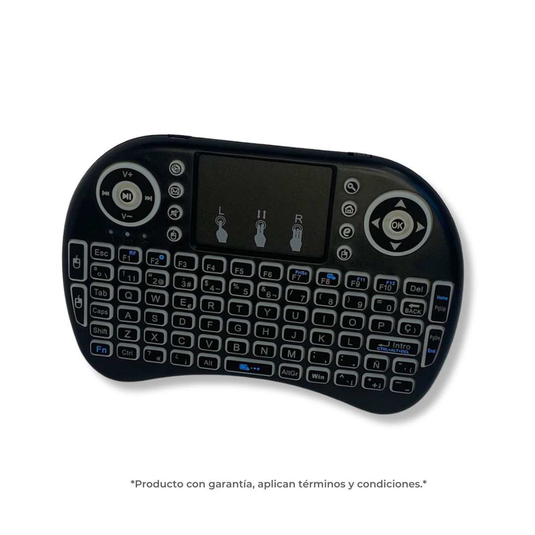 Mini Teclado Inalámbrico Airmouse Android Smart Tv Iuminado