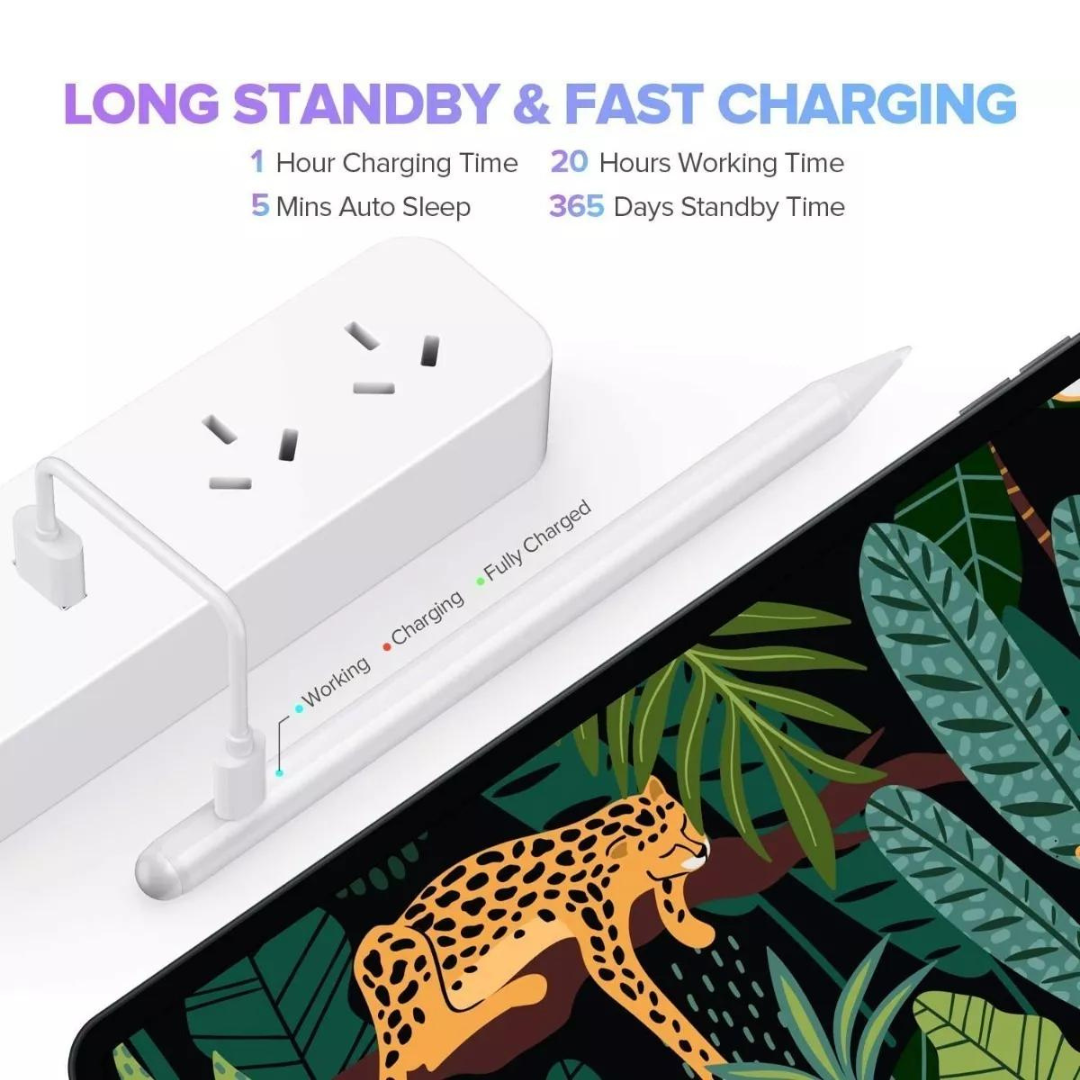 Lápiz Stylus para iPad con Rechazo de Palma - Precisión y Comodidad