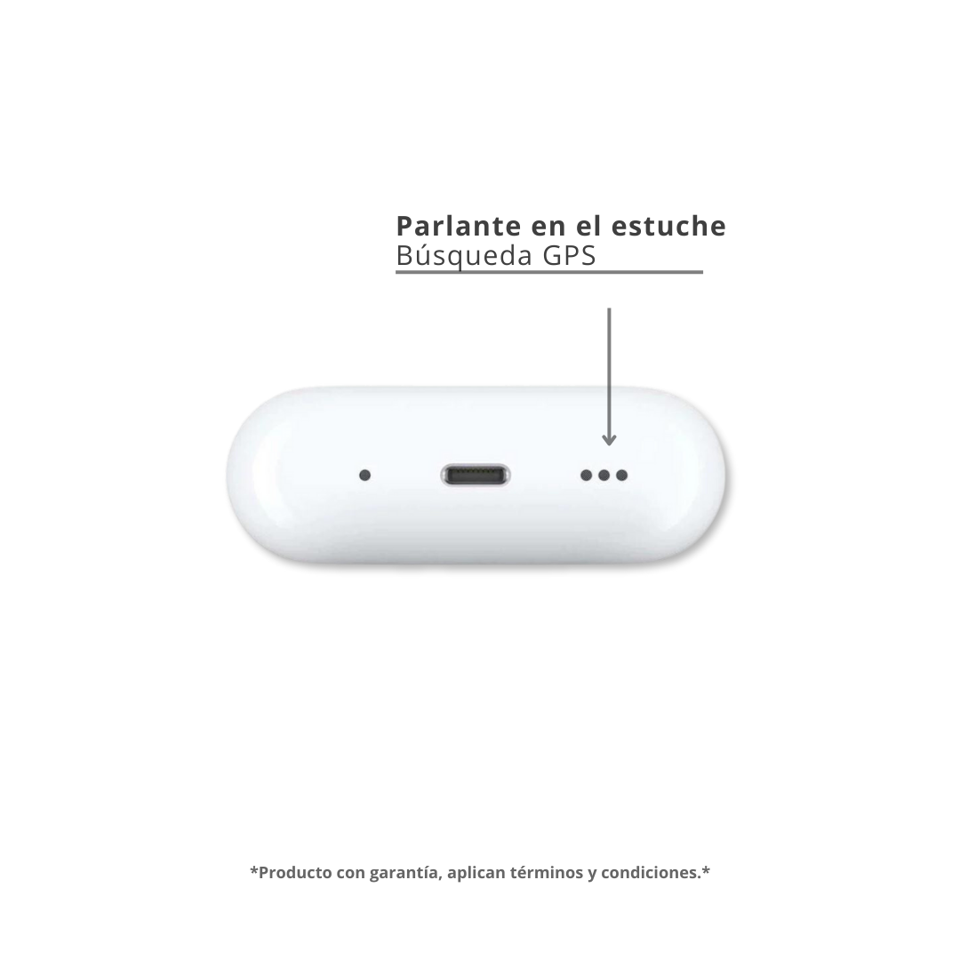 🎧 Audífonos Inalámbricos Pro 2da Gen | Chip H2 + Cancelación Activa + Estuche GPS + Estuche Protector de Regalo