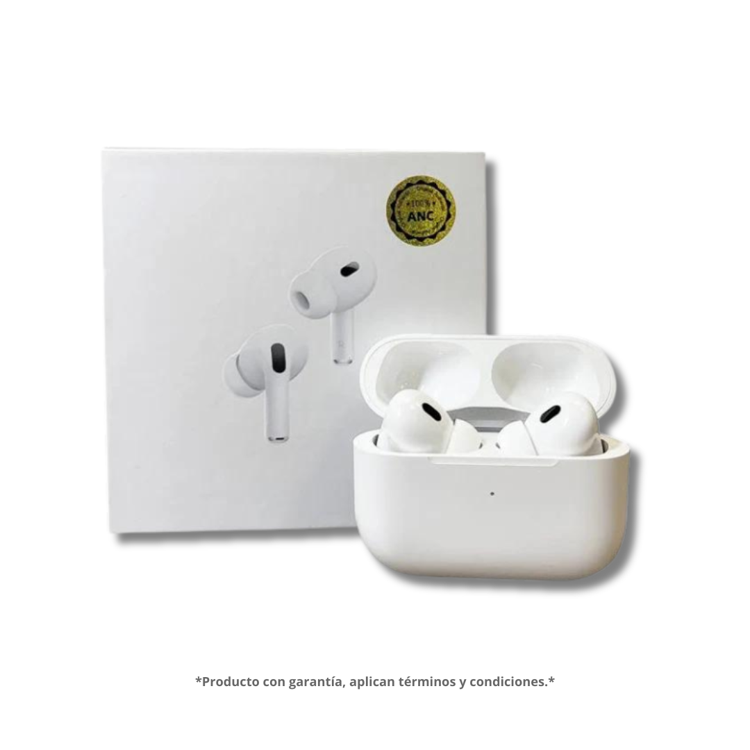 🎧 Audífonos Inalámbricos Pro 2da Gen | Chip H2 + Cancelación Activa + Estuche GPS + Estuche Protector de Regalo