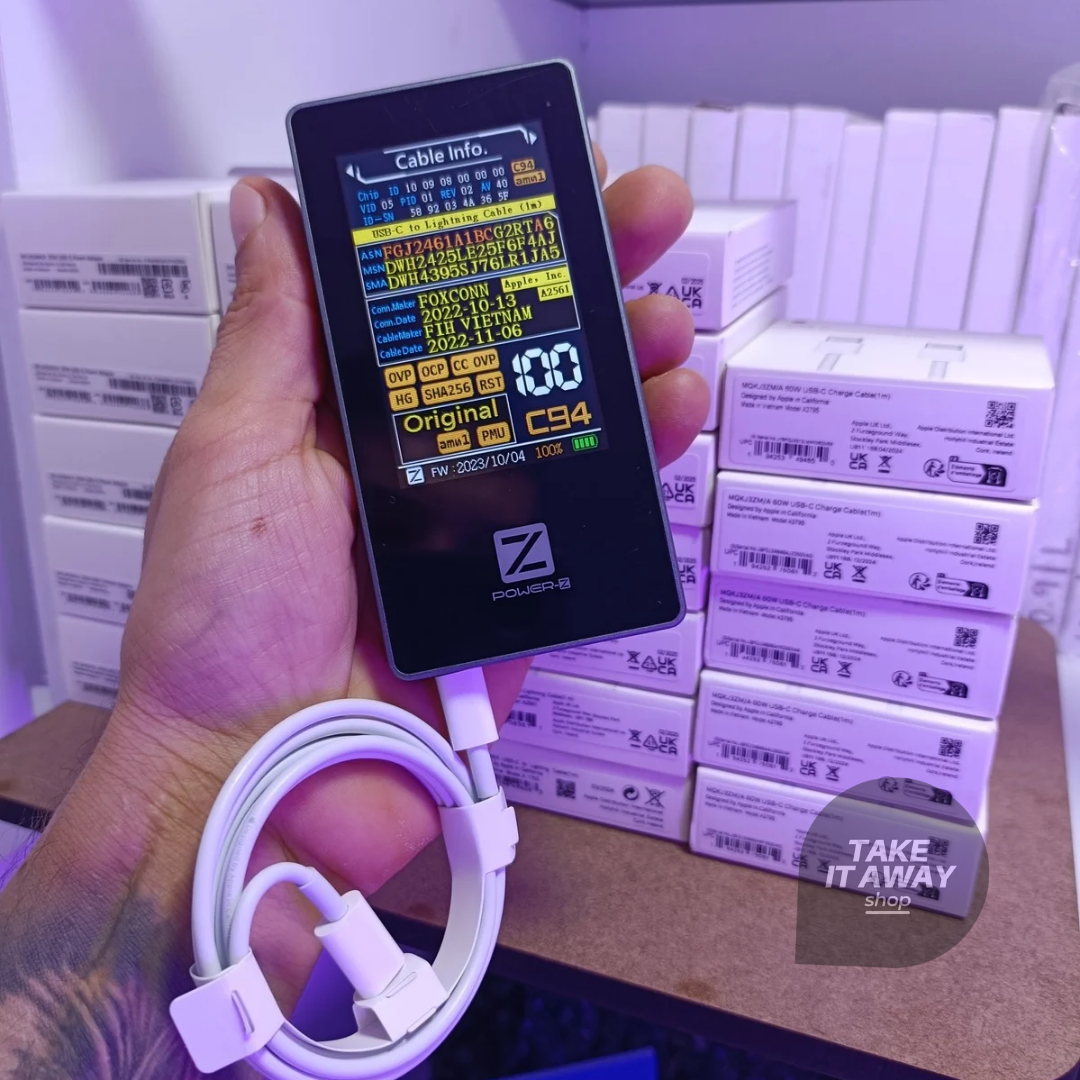 Cargador Para iPhone de 20W + Cable Tipo C a Lightning 100% Original