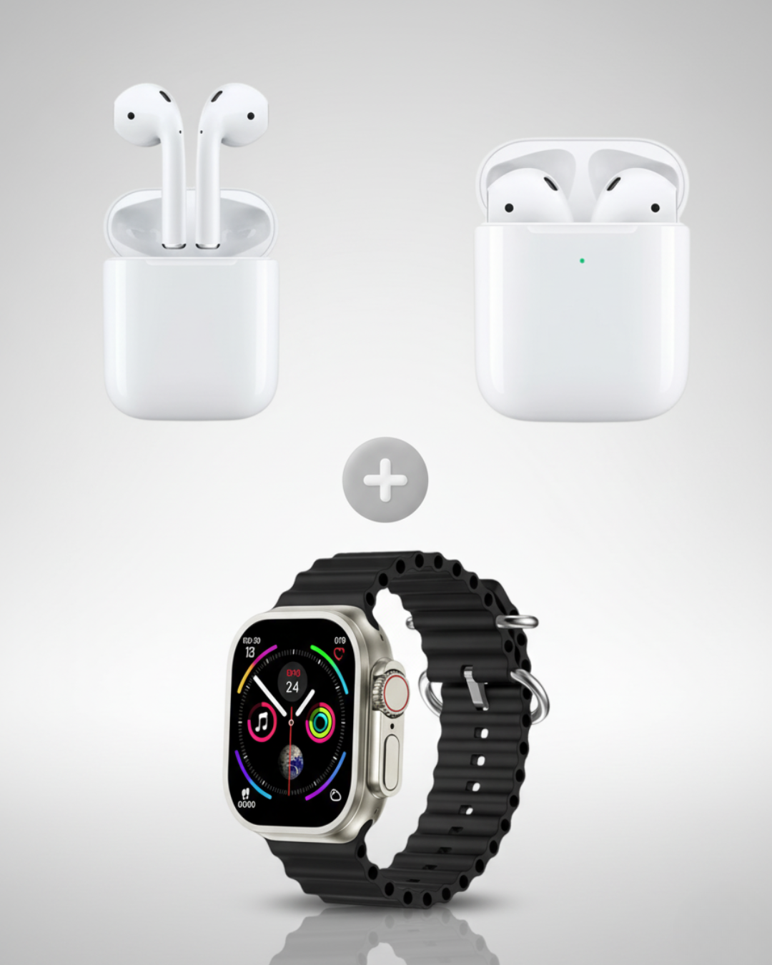 Audífonos Serie 2 +Smartwatch Hello H16 Ultra Plus - Amoled