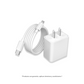 Cargador 25w para iPhone + Cable Tipo C Lightning - Genérico