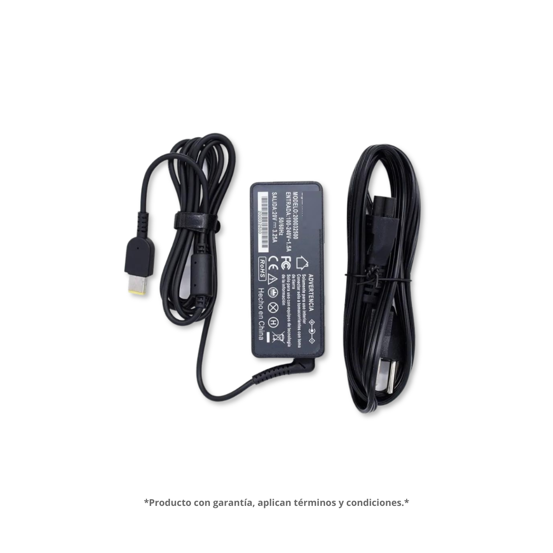 Cargador para computador portátil LENOVO 20V 3.25A YOGA