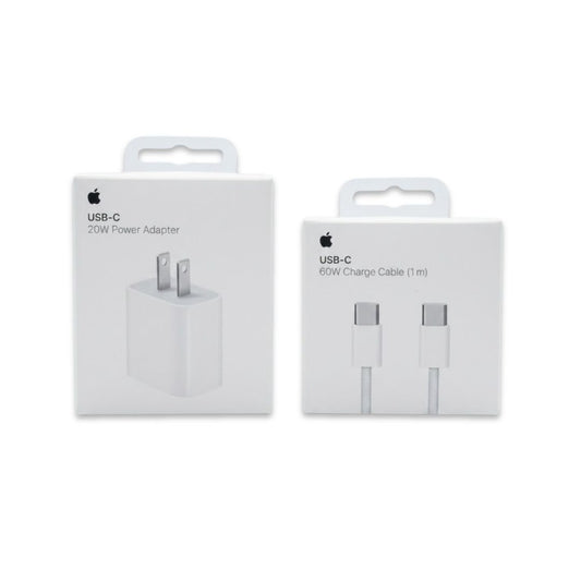 Cargador Para iPhone de 20W + Cable Tipo C a Tipo C "Original"