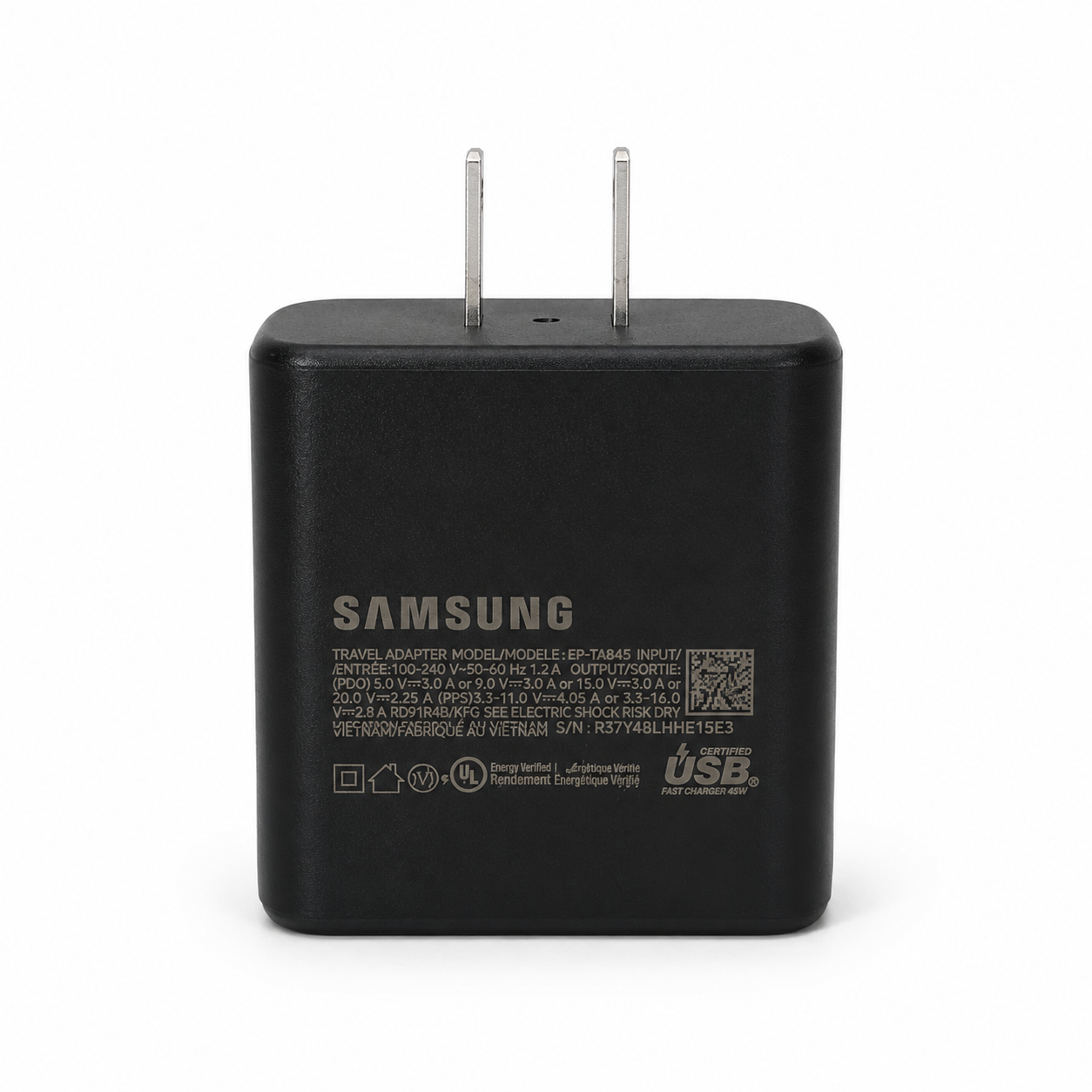 Cargador para Samsung  de 45w  - Original (Cubo)