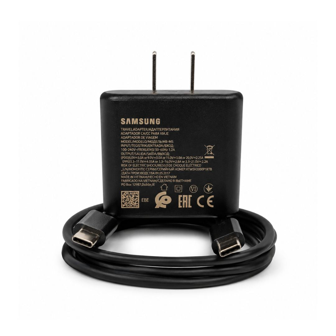 Cargador para Samsung  de 45w + Cable USB-C - Original