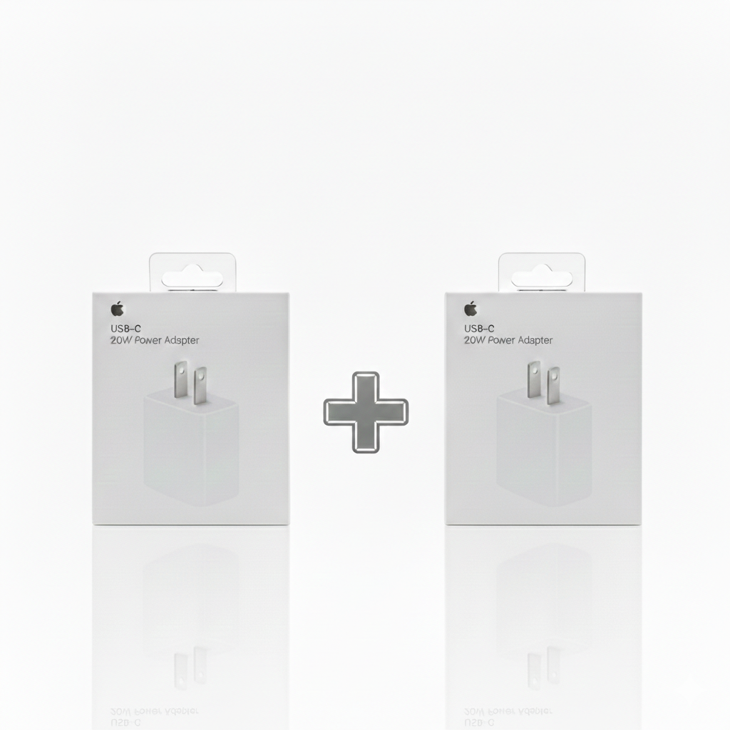 Cargador Original cubo iPhone 20W Promo X2