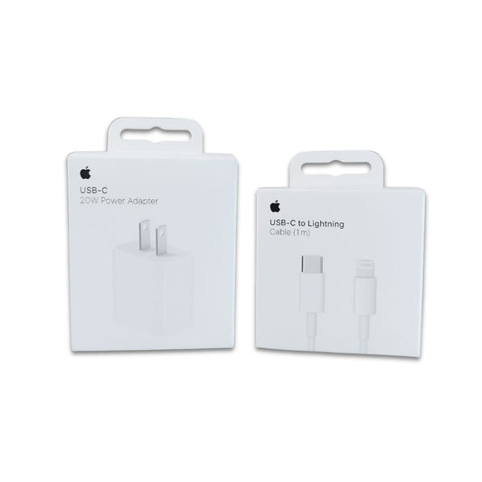 Cargador Para iPhone de 20W + Cable Tipo C a Lightning  100% Original
