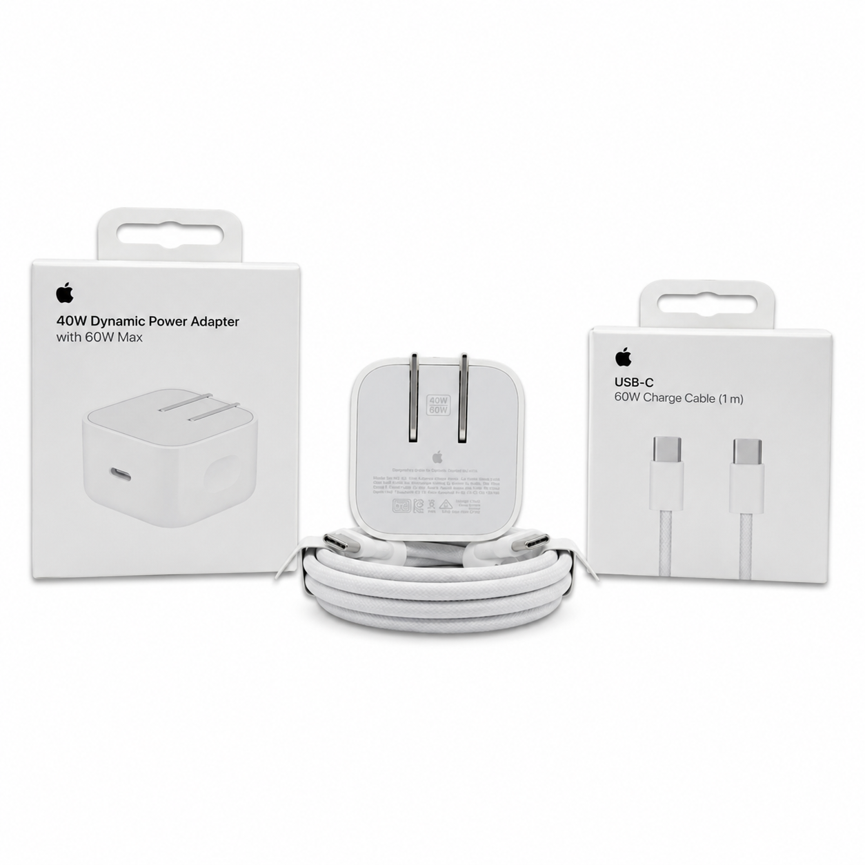 Cargador Apple 40W Original + Cable USB-C a USB-C Original