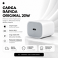 Cargador Original iPhone 20W | Carga rápida, segura y garantizada