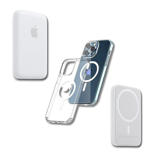 MagnétiCombo #1 (Batería portátil para iPhone - Marca MagSafe + Case magnético