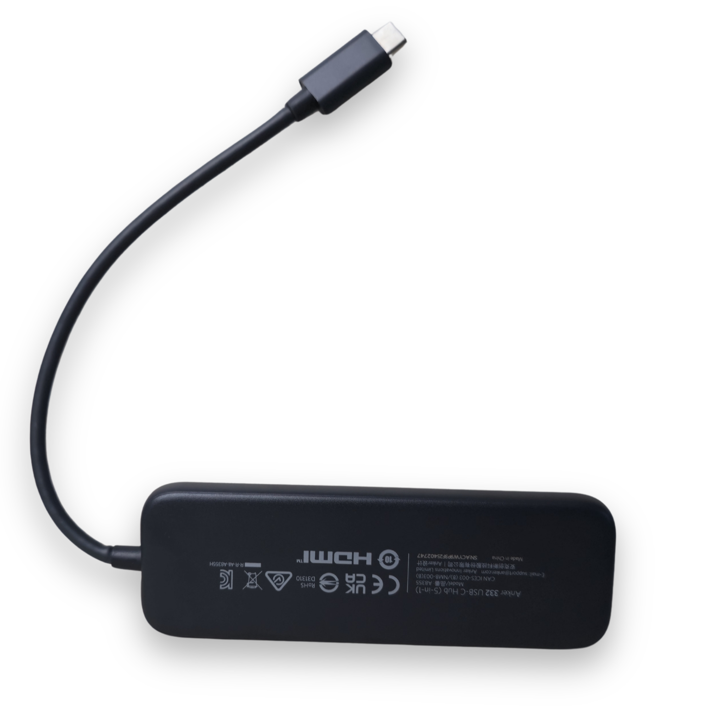 Convertidor Anker 332 USB-C Hub (5-in-1)