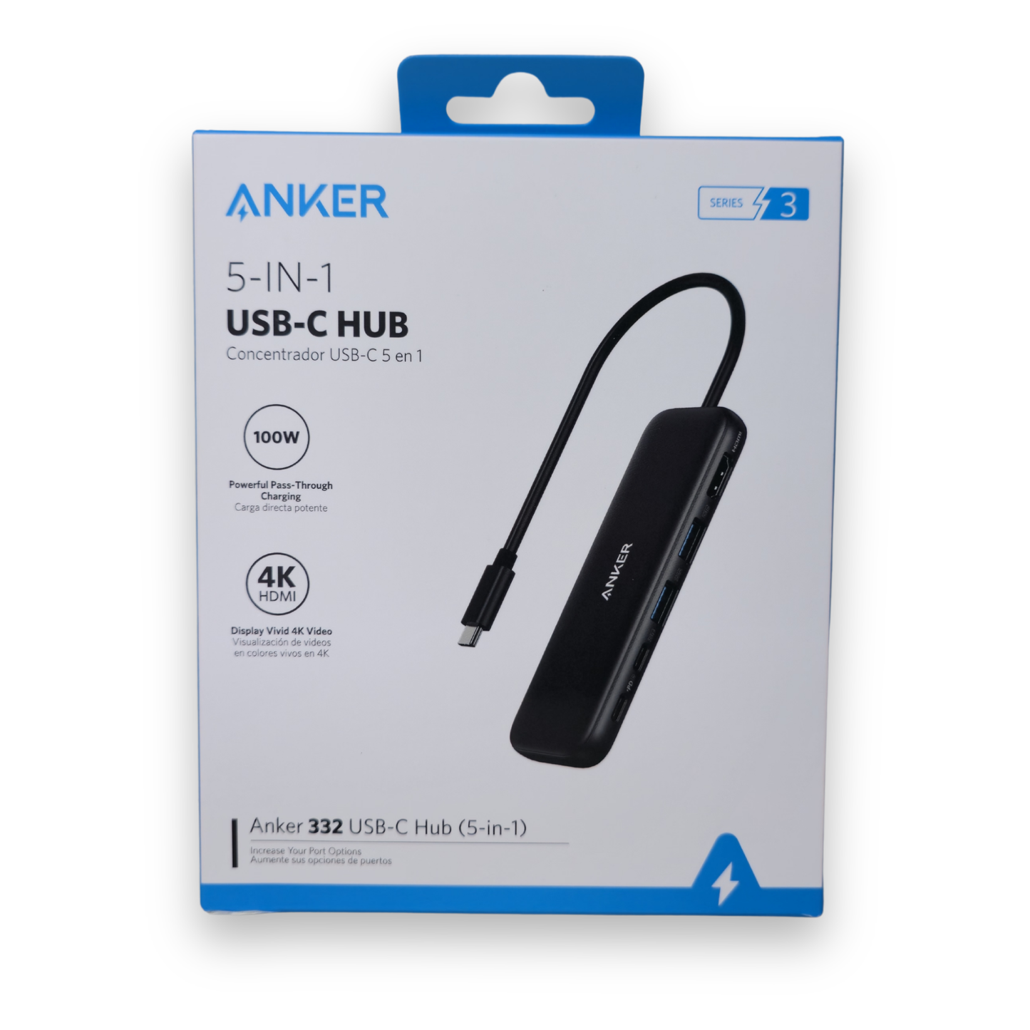 Convertidor Anker 332 USB-C Hub (5-in-1)
