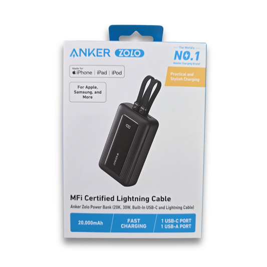 Power Bank Anker 30W de 20.000 mAh