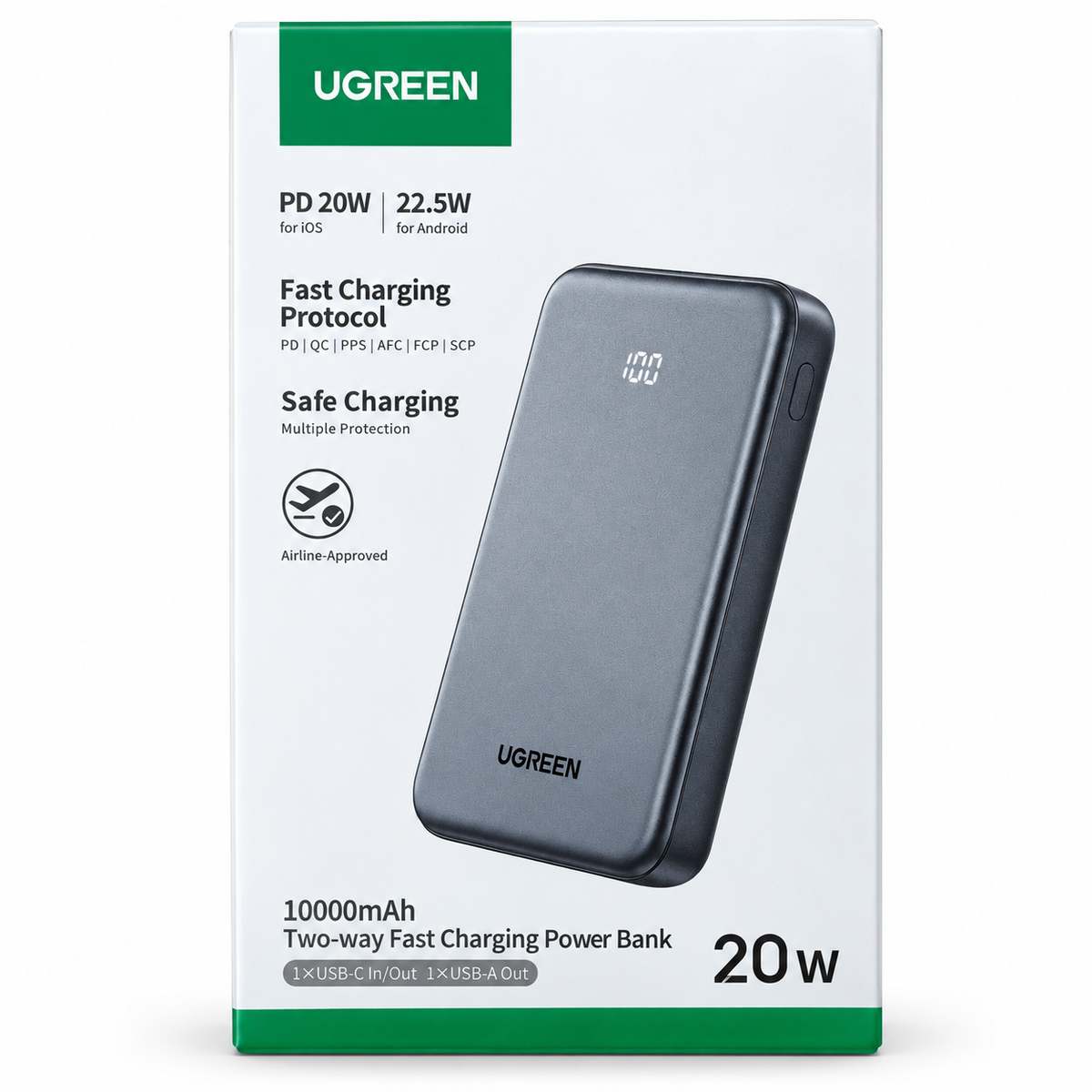Power Bank Ugreen 10.000 mAh 20W