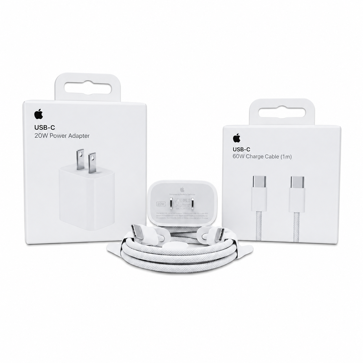 Cargador Para iPhone de 20W + Cable Tipo C a Tipo C "Original"
